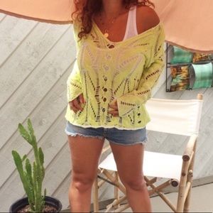Free People knit sweater